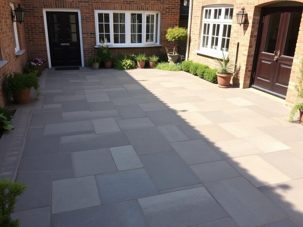 Indian Sandstone Courtyard